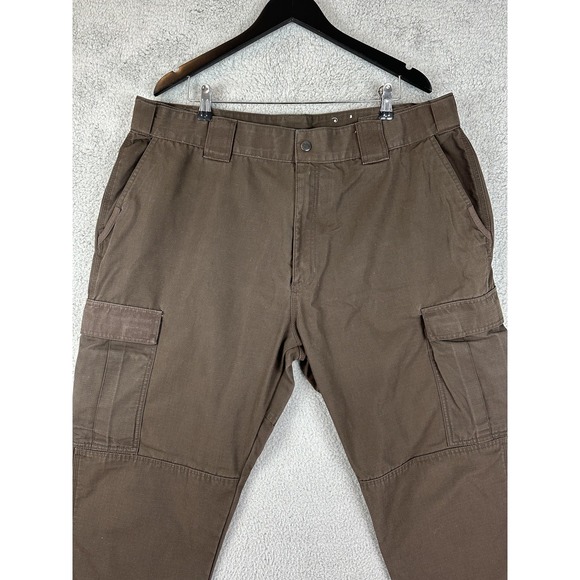 5.11 Tactical Series Pants Mens 2XL Brown Cargo Drawstring Outdoor Army Military